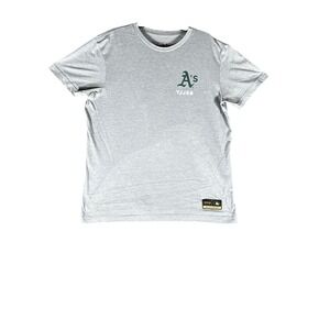 Baseballism Oakland Athletics As MLB Graphic T-Shirt Mens XL Heather Grey